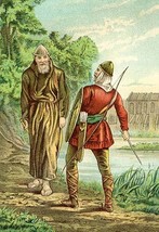 Friar Tuck and Robin Hood - Art Print - £17.57 GBP+