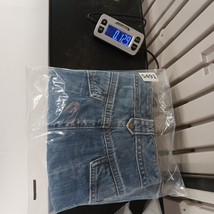 Eddie Bauer Women's Blue Cotton Denim Skirt Pockets Size 8R Waist 30" image 7