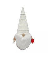 10&quot; Fabric Valentine&#39;s Day Gnome Figurine Stripe Hat - Spritz™ - £23.70 GBP
