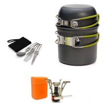 Mini Estufa De Gas Ollas Al Aire Libre Juegos Utensilios Cocina Acampar Tazones - £25.21 GBP+