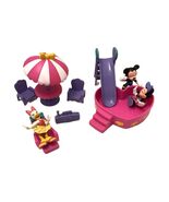 Disney Simply Charming Minnie Pool Party Playset Mickey &amp; Minnie Mouse &amp;... - $18.95