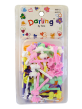 TARA GIRLS BOW HAIR BARRETTES - ASSORTED COLORS - 66 PCS.  (88812) - $7.99