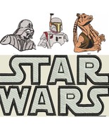 100+ Star Wars Embroidery PES JEF Designs in USB or Digital Download Emb... - £40.08 GBP