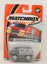 MATCHBOX Armored Police Truck Pull Over 92256-0910 30782 - $3.96
