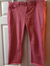 Joe Fresh Women Capri Pants Size 14 Pink - £10.14 GBP