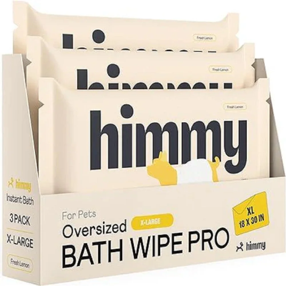 Katziela Himmy Large Pet Wipes for Dogs and Cats - £9.26 GBP