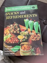 Cook Book; Snacks and Refreshments, Better Homes &amp; Gardens, Hard Cover, ... - £5.87 GBP