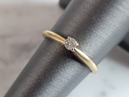 Womens Vintage Estate 14k Gold Diamond Engagement Ring 1.3g #E6976 - £316.48 GBP