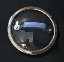 Rachel Ray Glass Replacement Lid - Cornflower Blue Rubber Handle 6.25” I... - €6,85 EUR