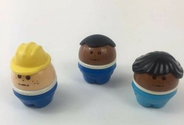 Vintage Fisher Price Chunky Little People Lot ~ 3 Figures - £7.73 GBP