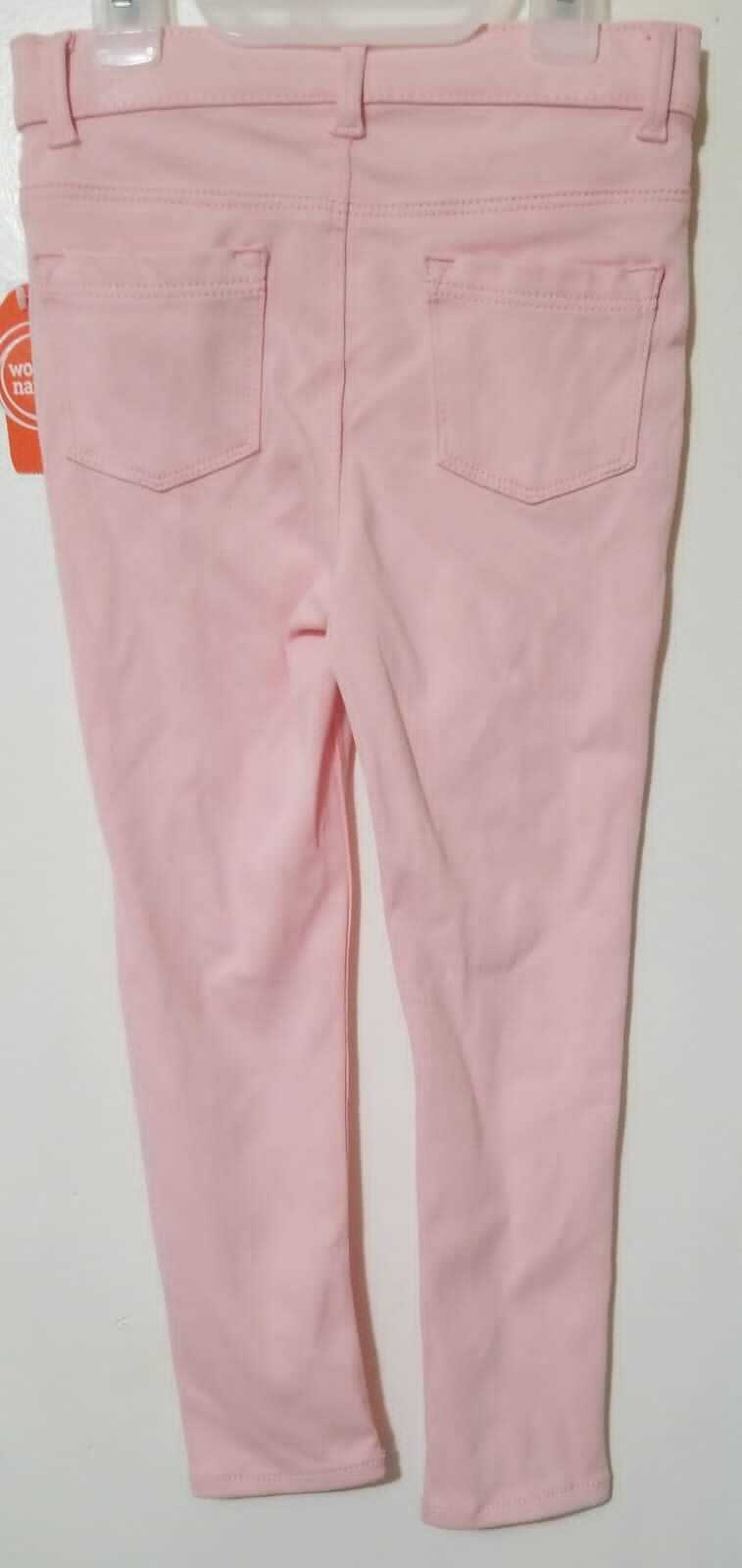 Wonder Nation Knit Denim Adjustable Waist  Jegging Color Pink Size 5T Item image 4