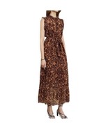 Christy Lynn Ella Silk Midi Dress with Slip Size M Sienna Botanical Boho... - $54.69 CAD