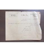 Seltenes Palästina Dokument Zahlungsanfrage Palästinensische Regierung 1923 - $8.10