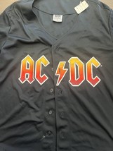 AC/DC Button Down Baseball Shirt  Size Small - £12.50 GBP