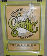 Gilroy California 2010 GARLIC FESTIVAL POSTER July 23/24/25 2010 - $564.31 MXN