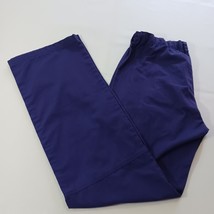 Cherokee Workwear Women&#39;s Purple Elastic Waist Pull On Scrub Pants Size XS - $15.83