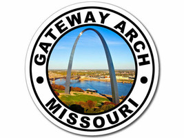 GATEWAY ARCH National Park Sticker rv missouri hike travel camp decal sticker - £11.88 GBP