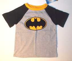 DC Comics Batman Boys T-Shirts Black Gray Yellow Sizes 2T or 3T NWT - £8.99 GBP