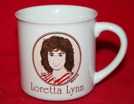 Vintage Loretta Lynn Life History Biography Coffee Tea Mug Cup Country Music - £15.50 GBP