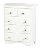12-18&quot; DOLL DRESSER - American Handmade Wood Chest of Drawers for Girl D... - £133.86 GBP