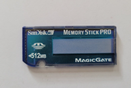 SanDisk Memory Stick Pro Magic Gate 512MB SDMSV-512 Camera Memory Card F... - £14.72 GBP