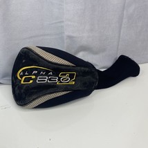 Alpha C830-2 black yellow Golf Club Head Cover 1 Wood Driver Tag - $12.19