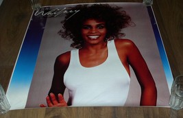 Whitney Houston Promo Store Display Poster Vintage 1987 Tower Records - £393.82 GBP