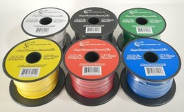 BEST CONNECTIONS Single Conductor Stranded Wire 18 Gauge Six Spools 100 ... - $37.95