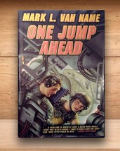 Mark L Van Name - One Jump Ahead (Jon &amp; Lobo 1) - Hardcover DJ 1st Edition 2007 - £10.90 GBP