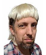 Tiger King Joe Exotic Wig Blonde with Brown Sideburns Hillbilly Cowboy G... - $265.18 MXN