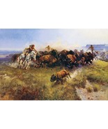 The Buffalo Hunt No. 39 by Charles M Russell Western Giclee Art Print Sh... - £31.07 GBP+