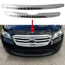 For 2010-2012 Ford Taurus Chrome Grille Grill Overlay Trim Insert 2 Piece - $37.99
