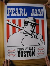 Pearl Jam Poster Fenway Park August 5 and 7 - $224.99