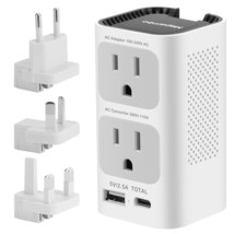 Universal Travel Adapter 220V To 110V Voltage Converter Us To Europe, Inernation - £56.93 GBP