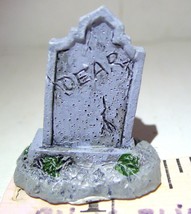 Lemax DEAR Tombstone Halloween Spooky Town Headstone - $4.90