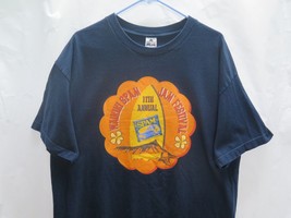 Waikiki Spam Jam Festival Mens Shirt Size XL Blue 11th Annual Hawaii Foo... - $33.20