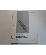 Caterpillar 245 Excavator Hydraulic Testing Adjusting Manual 94L1-UP 95V... - $640.97 MXN