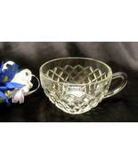 3237 Antique Hocking Glass Waterford Waffle Coffee Cup - £3.95 GBP