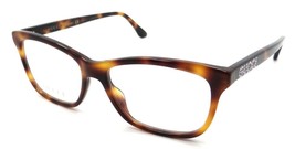 Gucci Eyeglasses Frames GG0731O 002 53-16-140 Havana Made in Italy - $209.62