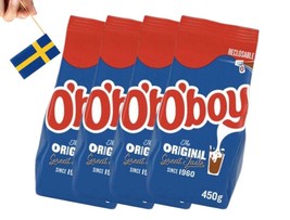 4 Bags of Swedish O&#39;boy Original Cocoa Powder Mix 450g (15.8 Oz.), Oboy ... - $28.50