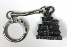 Norge Norway Castle / Building Keychain Souvenir Solid Metal - £11.00 GBP