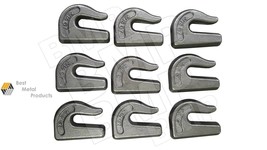 9 WELD ON GRAB CHAIN HOOKS 5/16&quot; G70 WLL 4,700 BUCKET TRAILER RIGGING 09... - £21.02 GBP