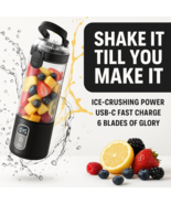 Shake It Till You Make It  Portable Blender • Fast USB-C • Crushes Ice! - $34.99