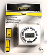 Defiant Indoor 7-day Programmable Digital Polarized Timer 15 Amp White (49809DI) - £8.69 GBP