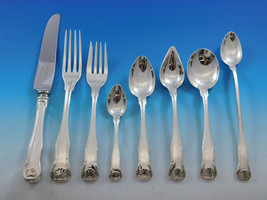 King by Kirk Stieff Sterling Silver Flatware Set Service 110 Pieces Shell Motif - $6,435.00