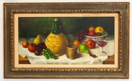 Nature Morte Huile Peinture Par California Artiste Robert Wee Encadré Superbe - $2,494.72