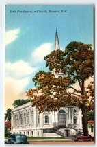 Presbyterian Church Sumter South Carolina Linen Postcard SC Vintage Unused - £7.99 GBP