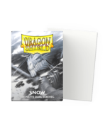 1 pack of 100 Dragon Shield Snow Dual Matte Standard Sized Card Sleeves - $27.17 CAD
