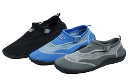 Men&#39;s Water Shoes Aqua Socks Pool Beach Surf Slip on Hook &amp; Loop Yoga Ex... - $10.18 CAD+