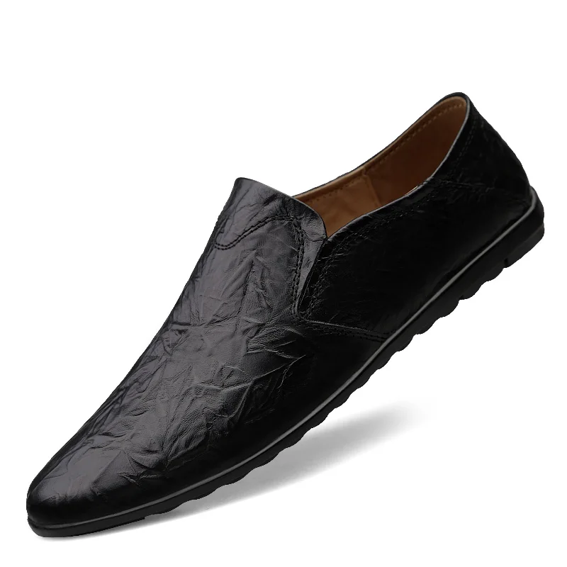 Mens Loafers genuine Leather Shoes Men Leather Dress Men Shoes For Men D... - $68.20